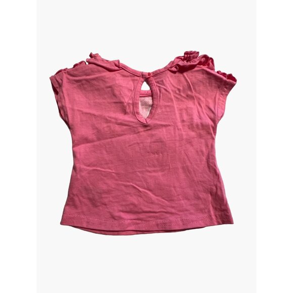 Baby Essentials Flamingo Outfi Infant Girls Size 12 months 2 piece Twins Gently - Picture 3 of 8